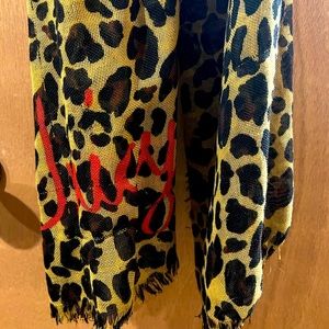 Juicy Couture Leopard Scarf
